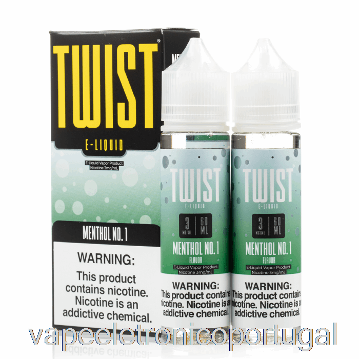 Vape Eletrônico Mentol No. 1 - Twist E-líquido - 120ml 18mg